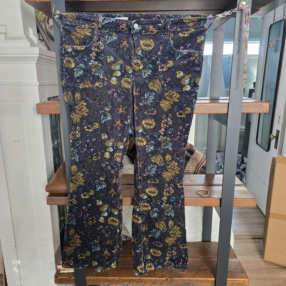 Floral Patterned Women's Jeans